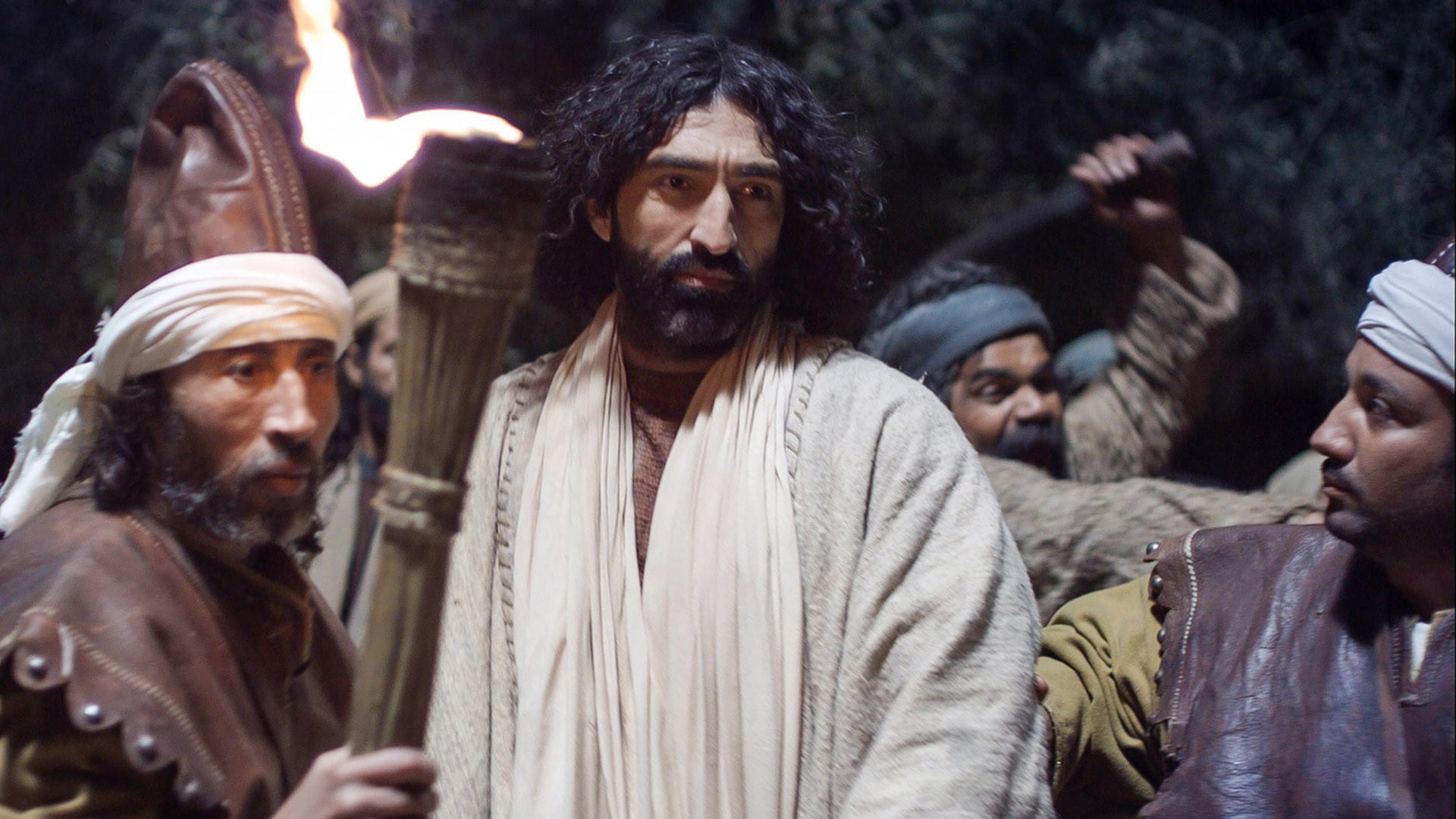 Jesus arrested in Gethsemane